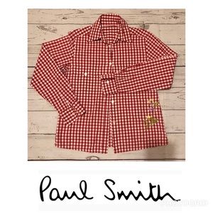 Paul Smith Woman’s Gingham Embroidered Top Size 40